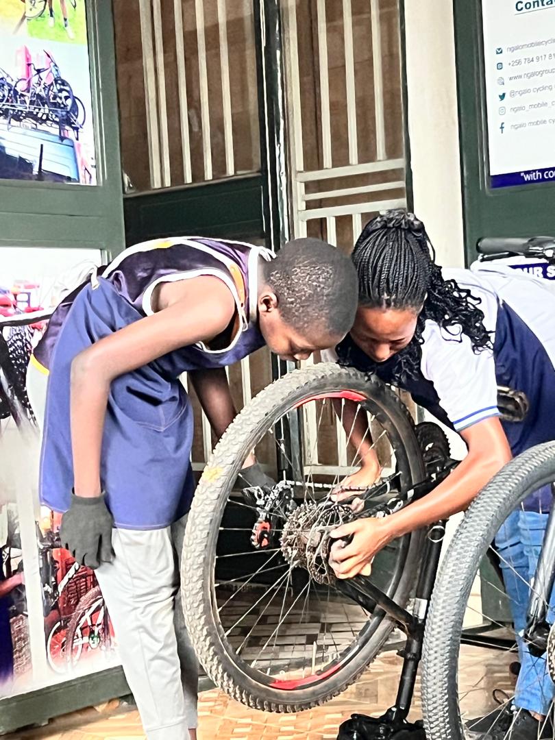 At-home bicycle repair
