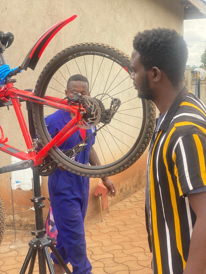Bicycle Repairs at Workshop